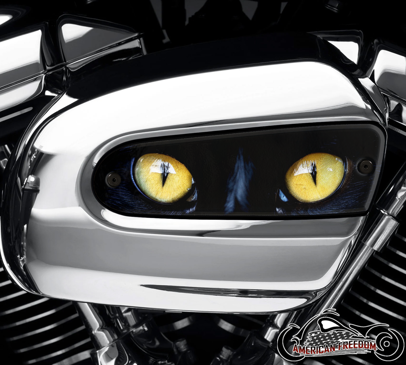 Harley Davidson Wedge Air Cleaner Insert - Cat Eyes